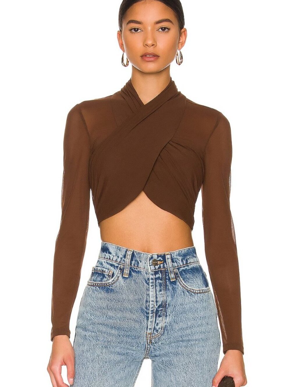 Bardot Aliyah Crop Top